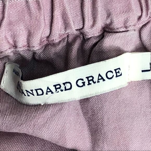 STANDARD Grace Pink Off The Shoulder Floral Top Size Small - Picture 8 of 9